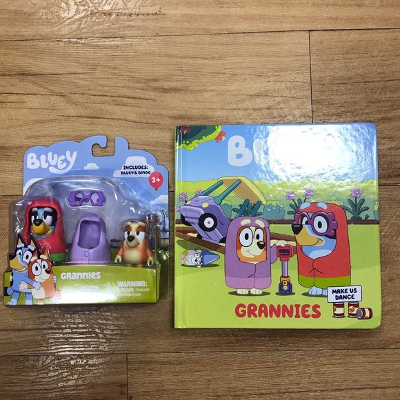 Toys Bluey Grannies Book Figurines Combo Poshmark